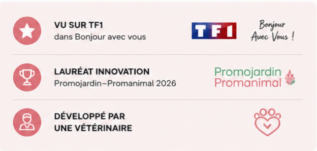 Logo Feli'easy Evo Confort : panier orthopédique 4-en-1 pour chats, primé au Promojardin-Promanimal 2026, vu à la télé sur TF1 dans l'émission 'Bonjour avec vous', conçu par une vétérinaire